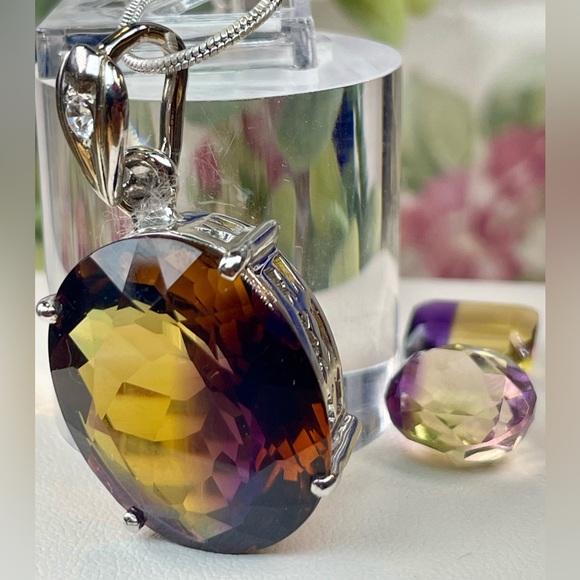 29ct‼️ Ametrine Pendant in Silver 925 - Picture 4 of 17